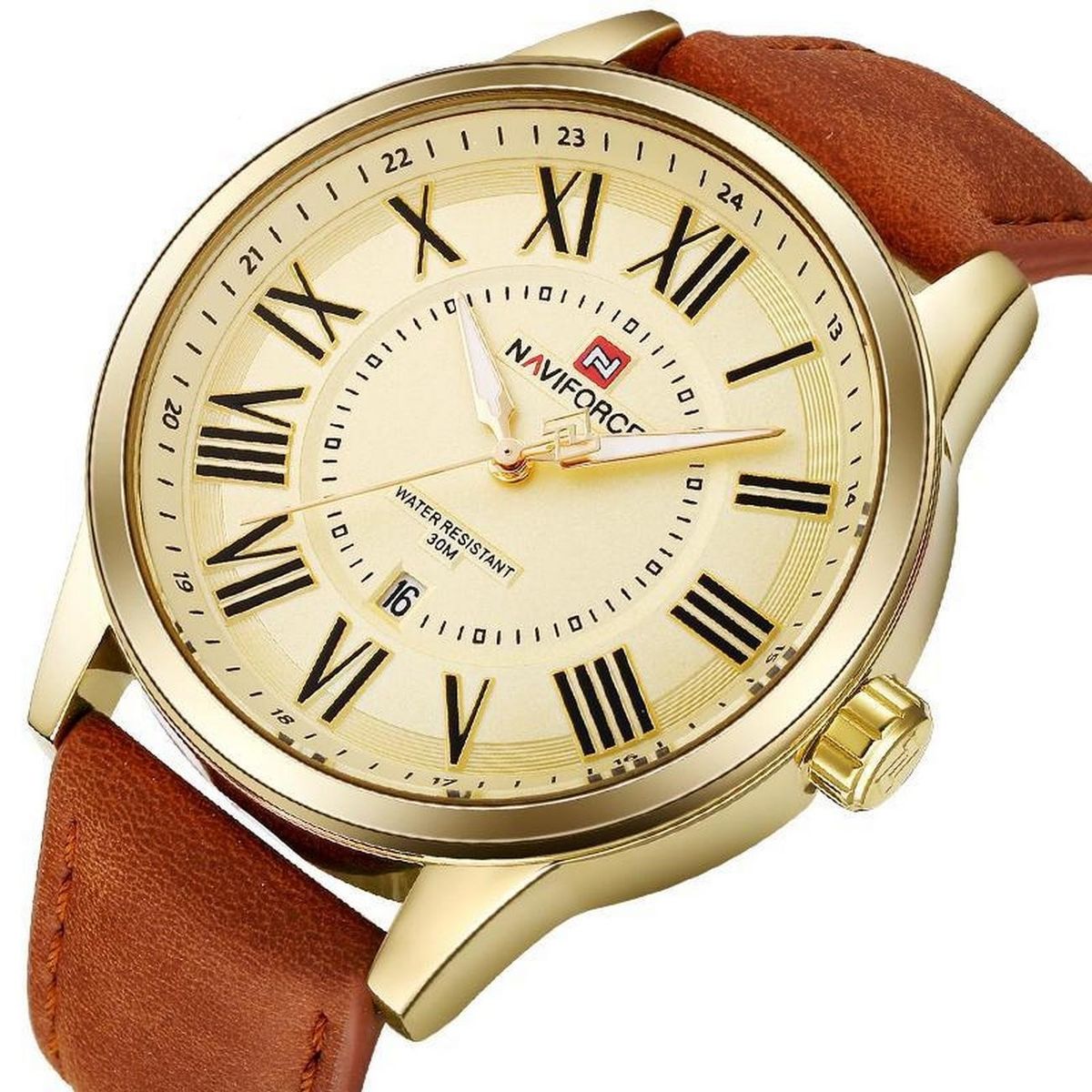 NAVIFORCE - Reloj Naviforce Original Nf9126 Marrón  Estuche