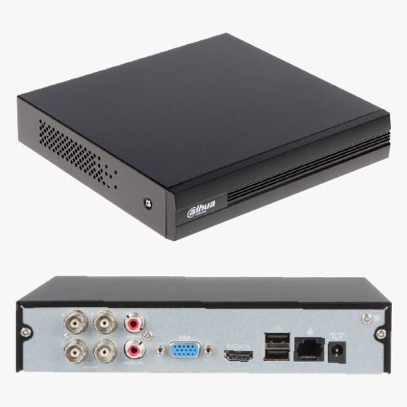 DAHUA - XVR 4CH + 2CH IP GRABACION HASTA 5M-N HDMI 1 E DAHUA