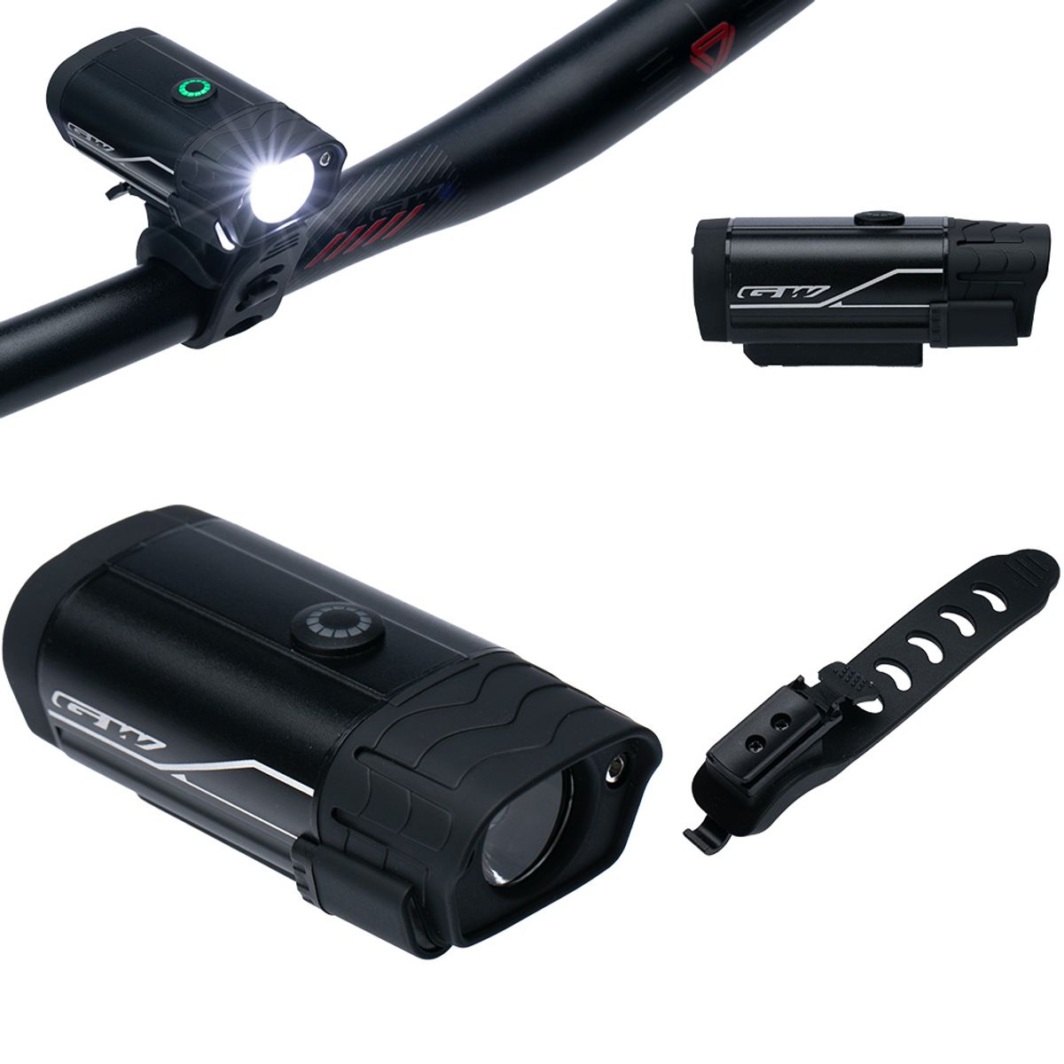 GW - Luz gw delantera 500 lumens USB  Aluminio - Accesorio bicicleta