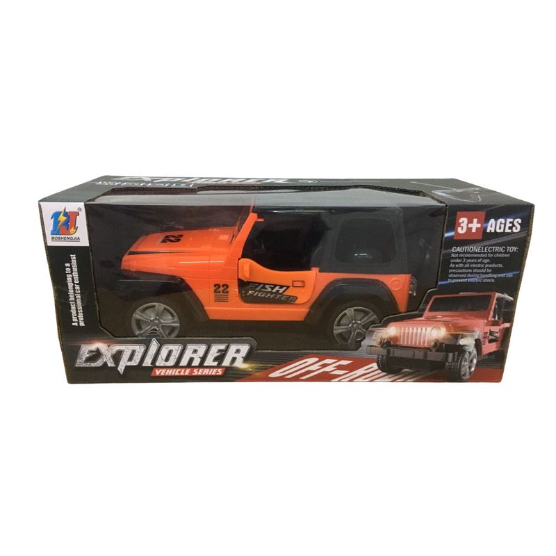 GENERICO - Carro jeep explorer control remoto luces y apertura puertas