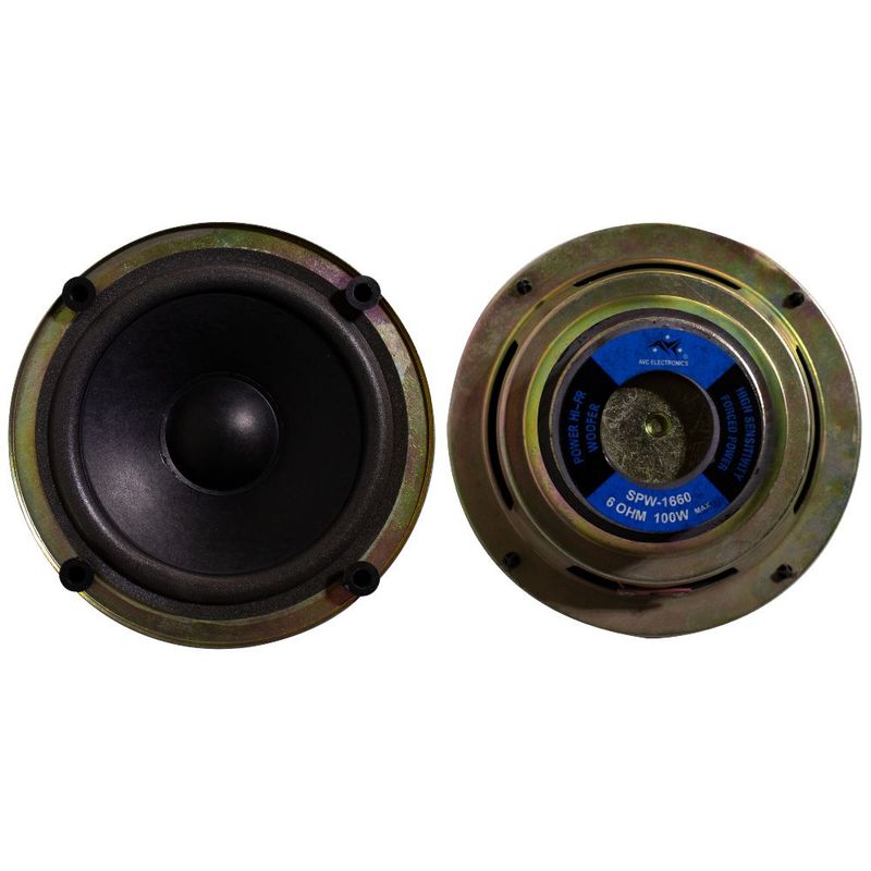 AVC - Parlante-Bajo 6 Pulgadas AVC 100 Watts 6 ohms