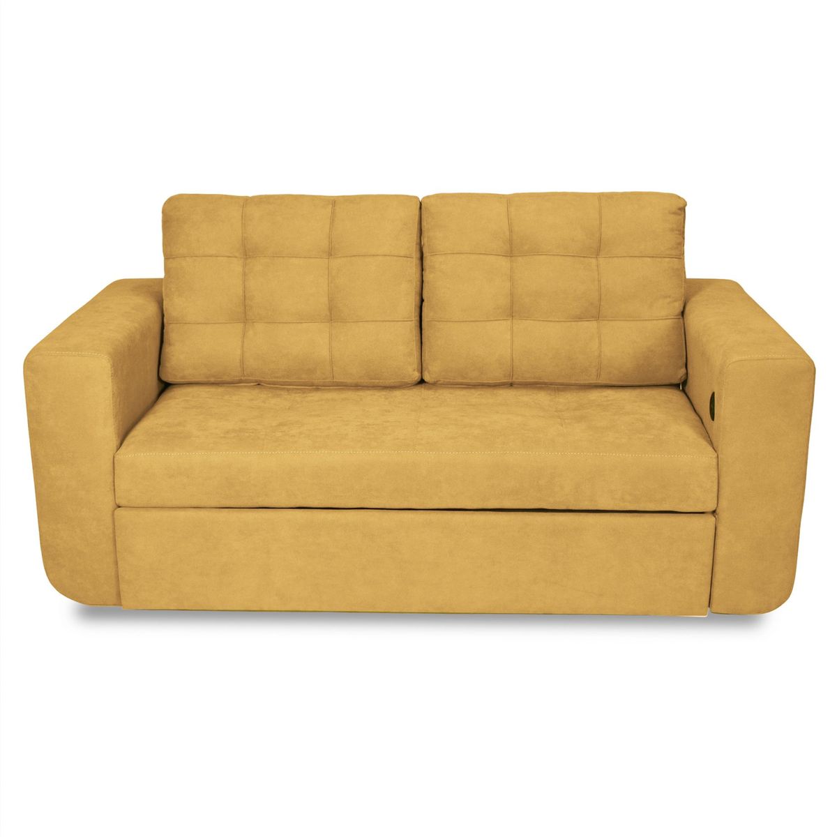 ELITE LIVING - SOFA CAMA BOURBON MOSTAZA