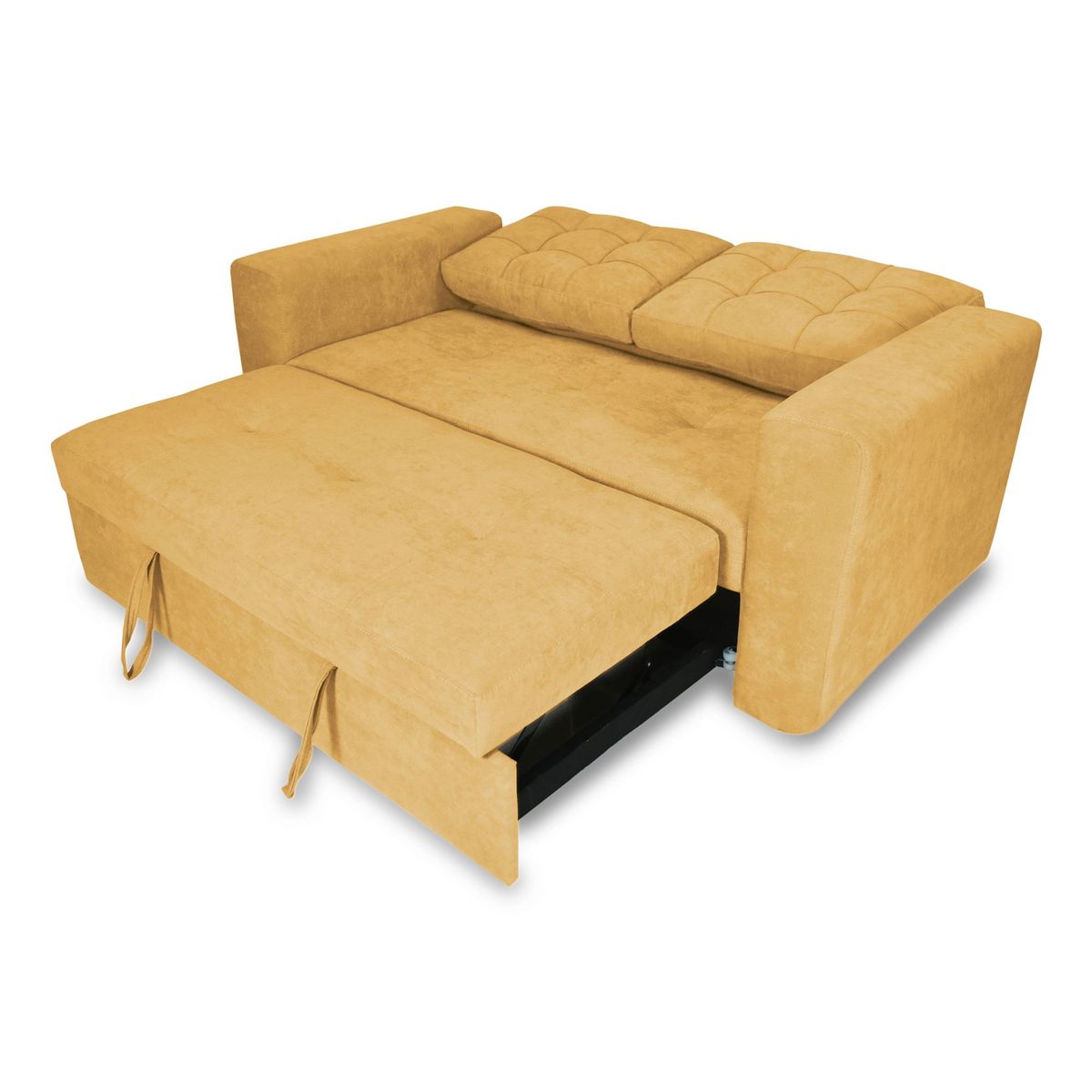 ELITE LIVING - SOFA CAMA BOURBON MOSTAZA
