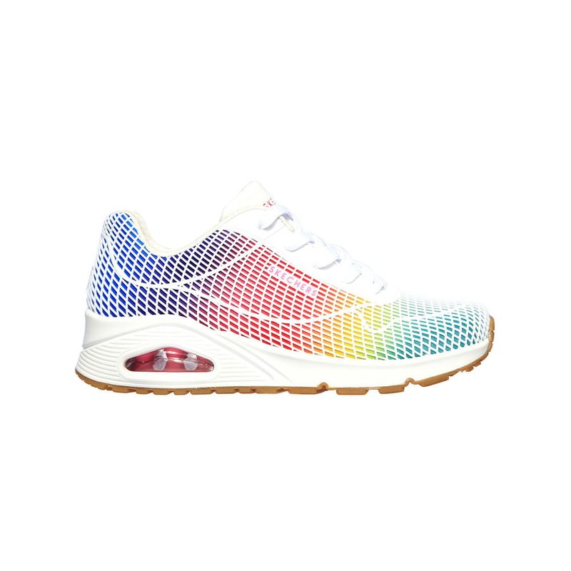 SKECHERS - Tenis Mujer Skechers Uno Eye Catching - Blanco - Multicolor