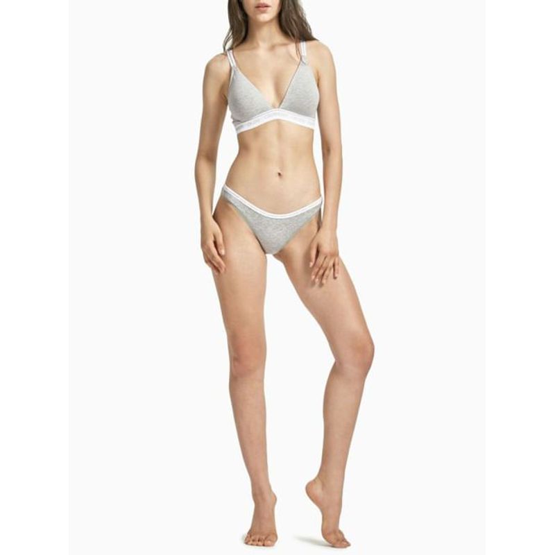 CALVIN KLEIN - Panties Bikini Ck One Cotton Singles Gris Calvin Klein
