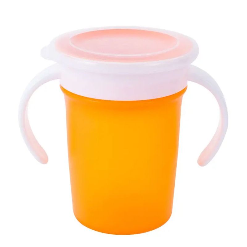 ENFANT'ASY - Vaso antiderrame 360 antigoteo para bebe NARANJA