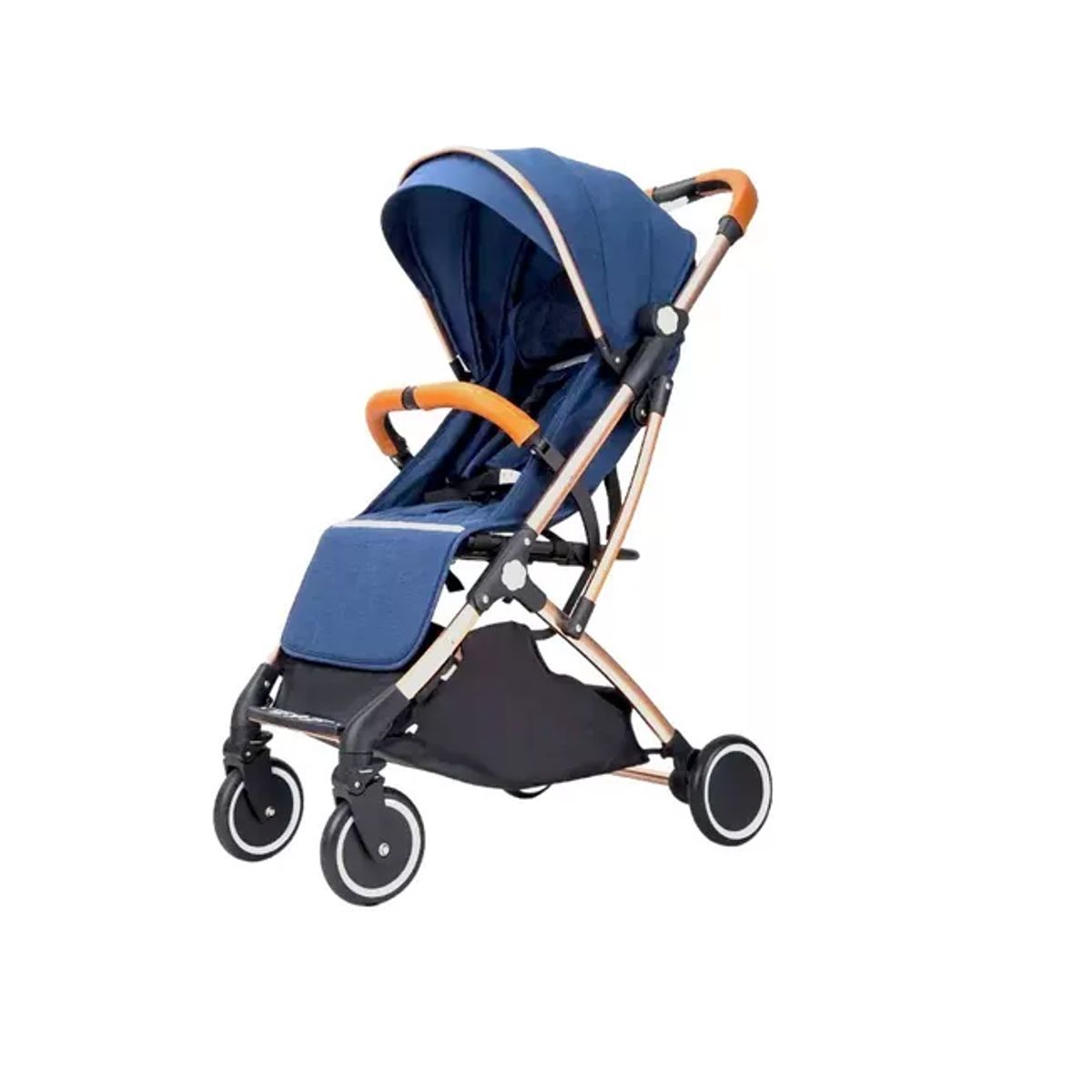 KIDSHOP - Coche Tipo Maleta Facil Plegable Toldillo CS-8005D Azul