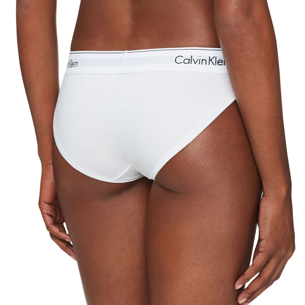 CALVIN KLEIN - Pantie Clásica De Algodón Blanco Calvin Klein
