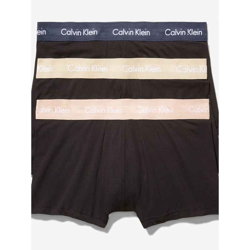 CALVIN KLEIN - Pack De 3 Boxer Negros Low Rise Trunk Calvin Klein