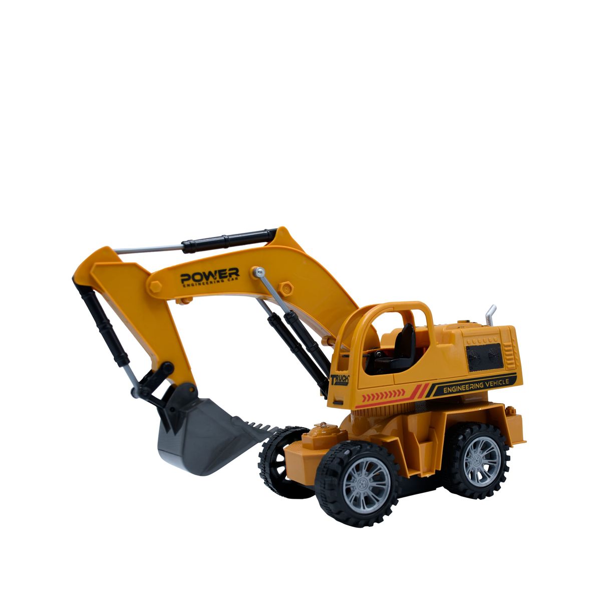 TOYLOGIC - Maquina Retro Excavadora Control Remoto Control Tipo Timon Toy Logic