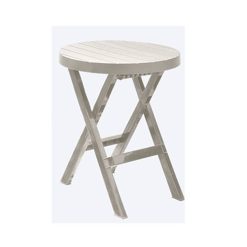 RIMAX - Mesa Plegable Redonda Baru Rimax Taupe