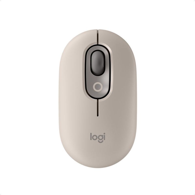LOGITECH - Mouse Bluetooth Función Emojis Personaliza Logitech Pop Mist