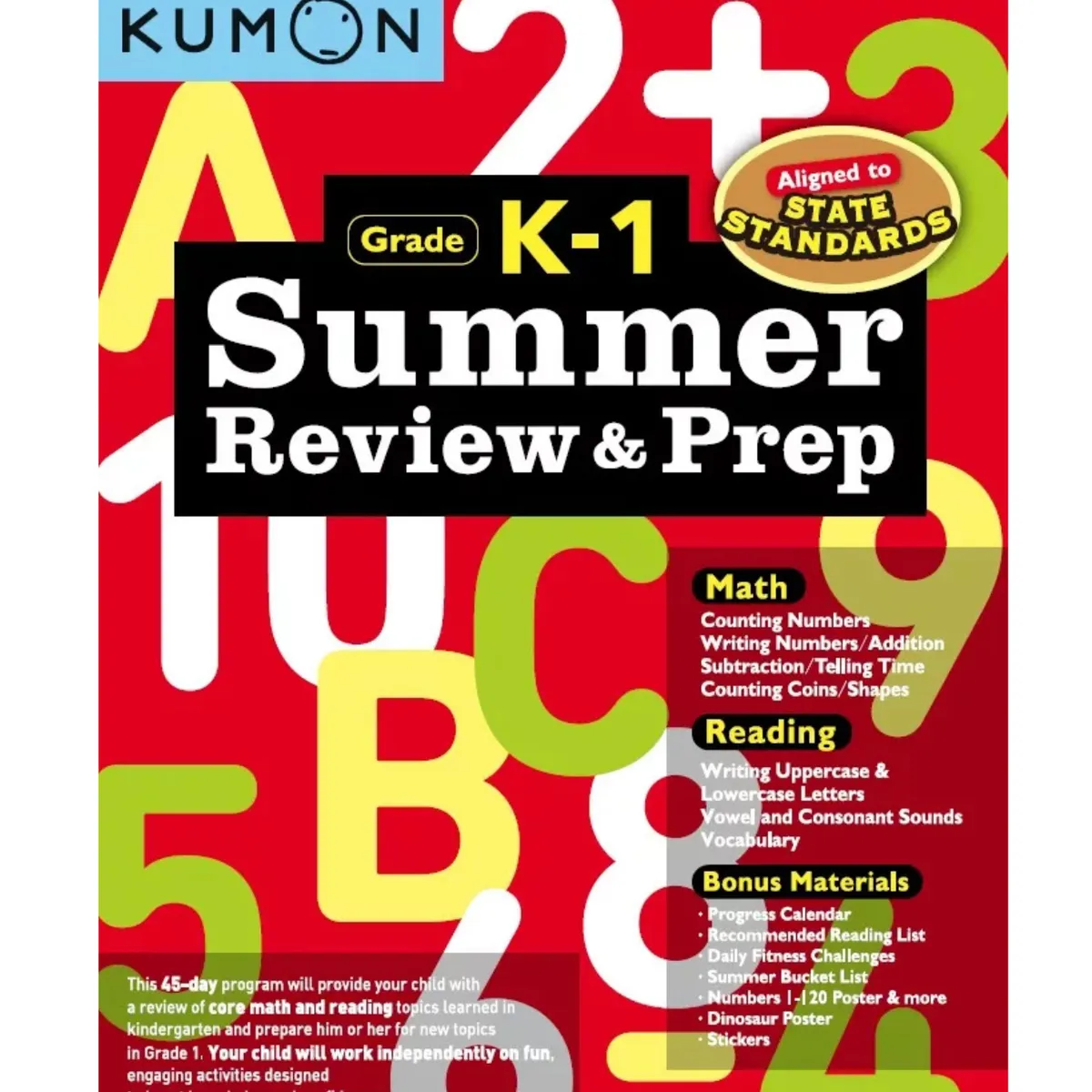 JUGANDO Y EDUCANDO - Libro Kumon Preparación Matemáticas Y Lectura Ingles 1 Grado