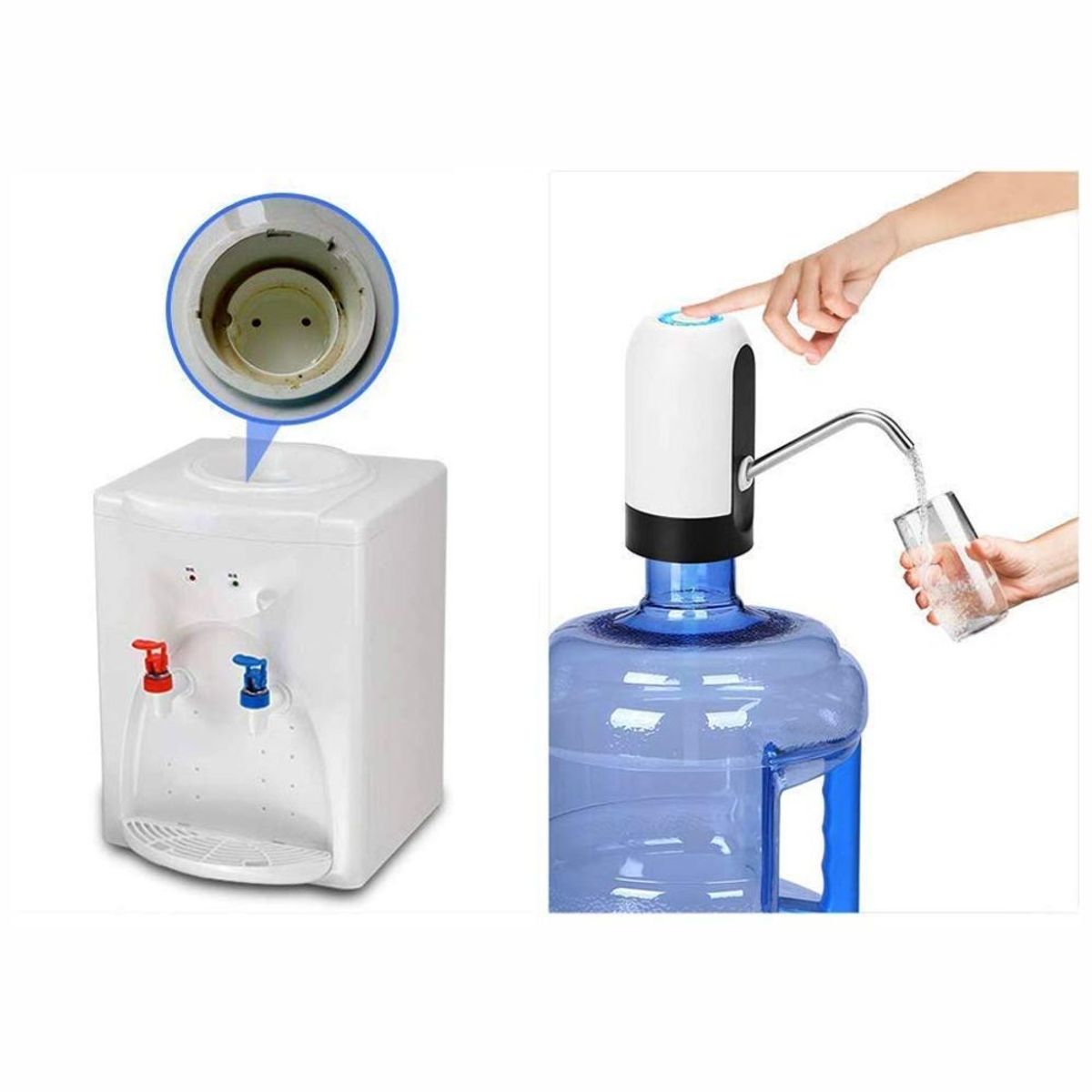 GENERICO - Filtro Dispensador De Agua Automático Recargable