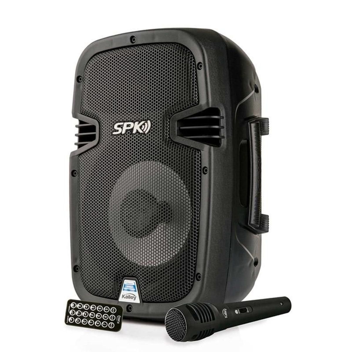 KALLEY - Parlante Kalley K-SPK50BL2 Negro 50W Bluetooth FM Luz Led