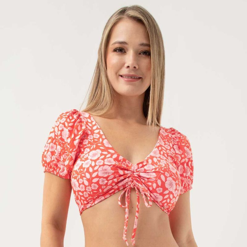 HABY - Top de Baño Estampado Para Mujer