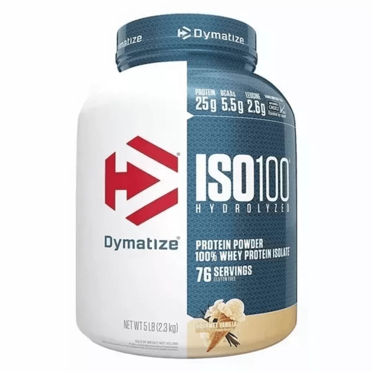 DYMATIZE - Iso 100 Hydrolized 5 Libras Gourmet Vanilla