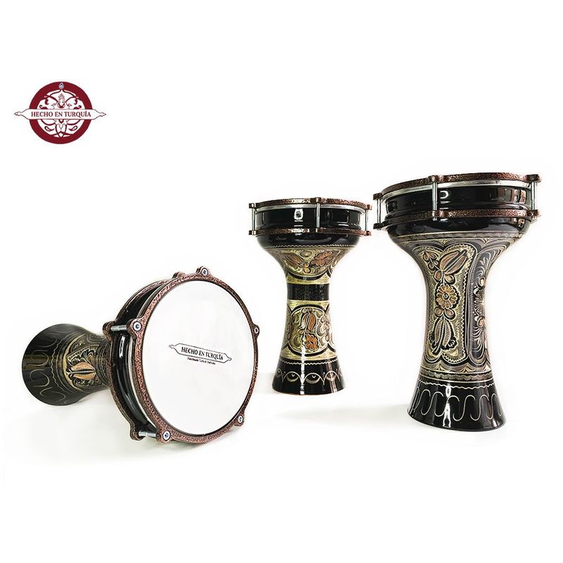 GENERICO - Darbuka  Instrumento - Tallada cobre 4.