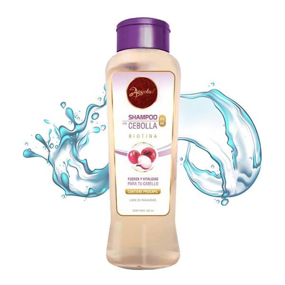 ANYELUZ - Shampoo cebolla y biotina anyeluz 500 ml