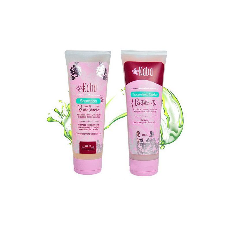 KABA - Kit dúo revitalizante kaba shampoo  tratamiento