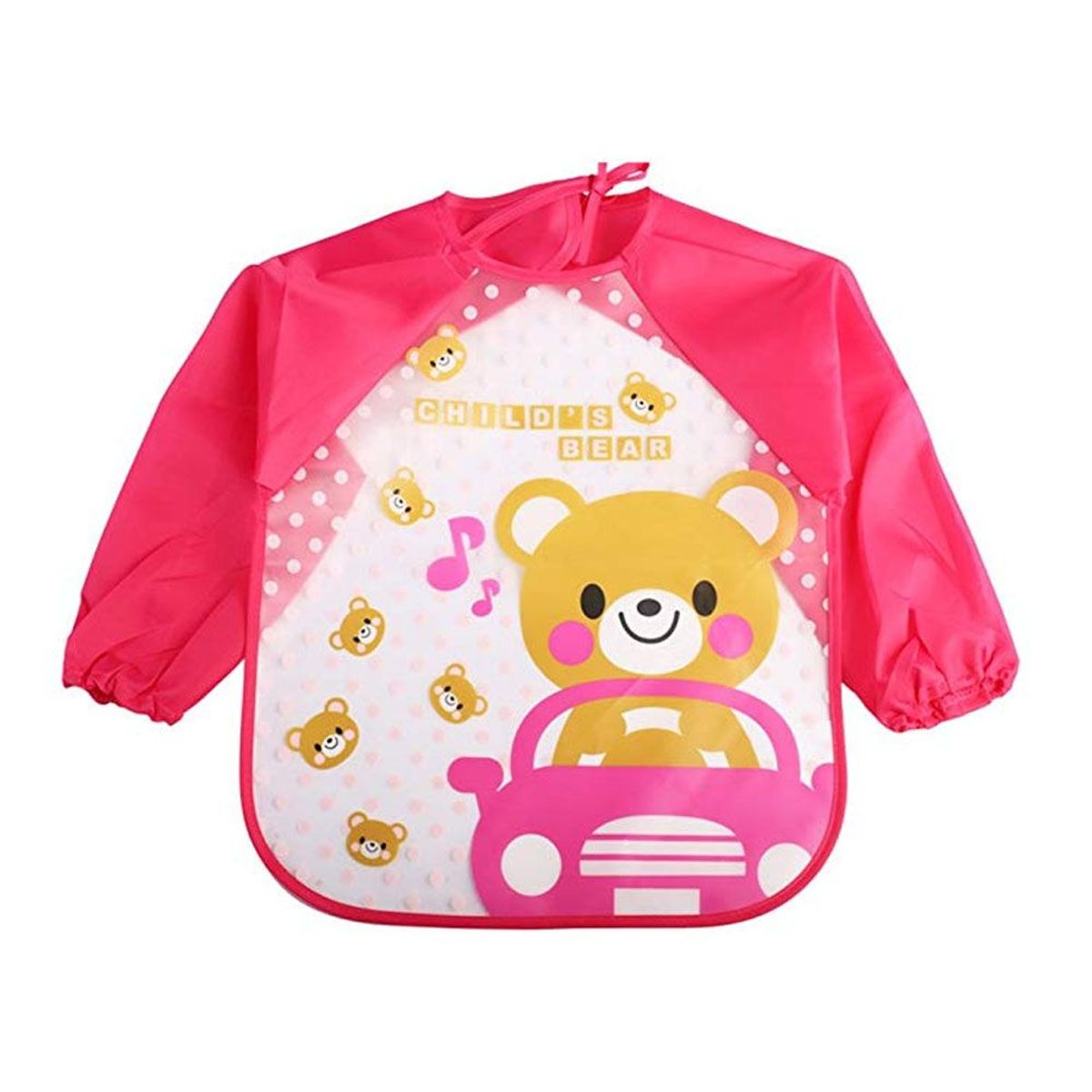 ENFANT'ASY - Babero Delantal Bebés Niños Manga Larga Impermeable-