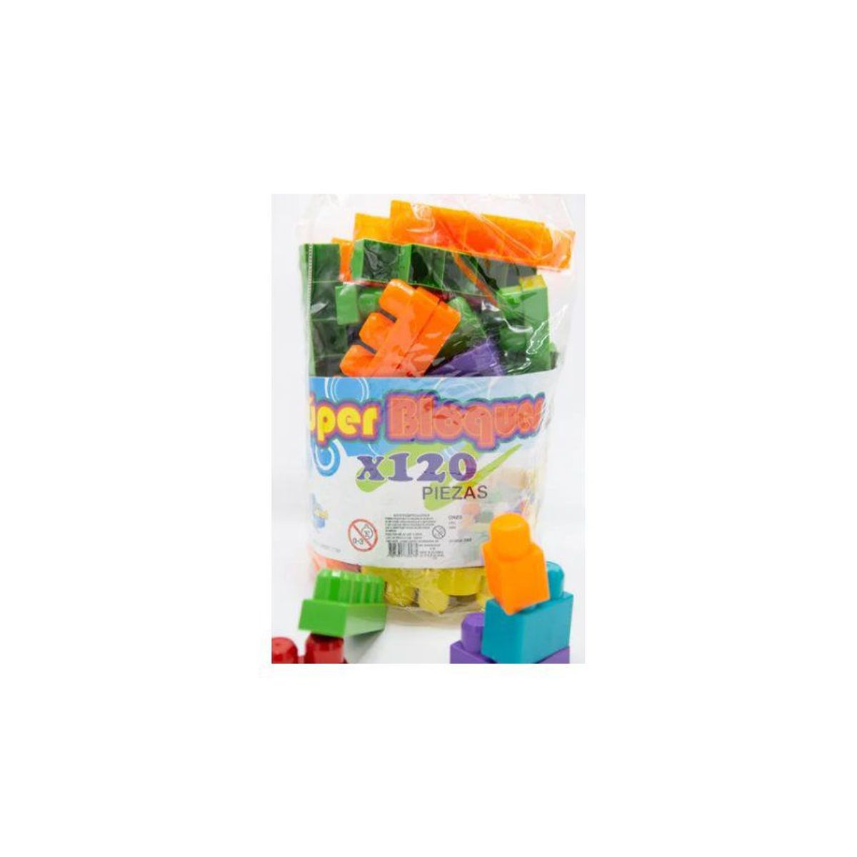 JUGUETERIA EXPRESS - Armatodo 120 piezas bloques para armar