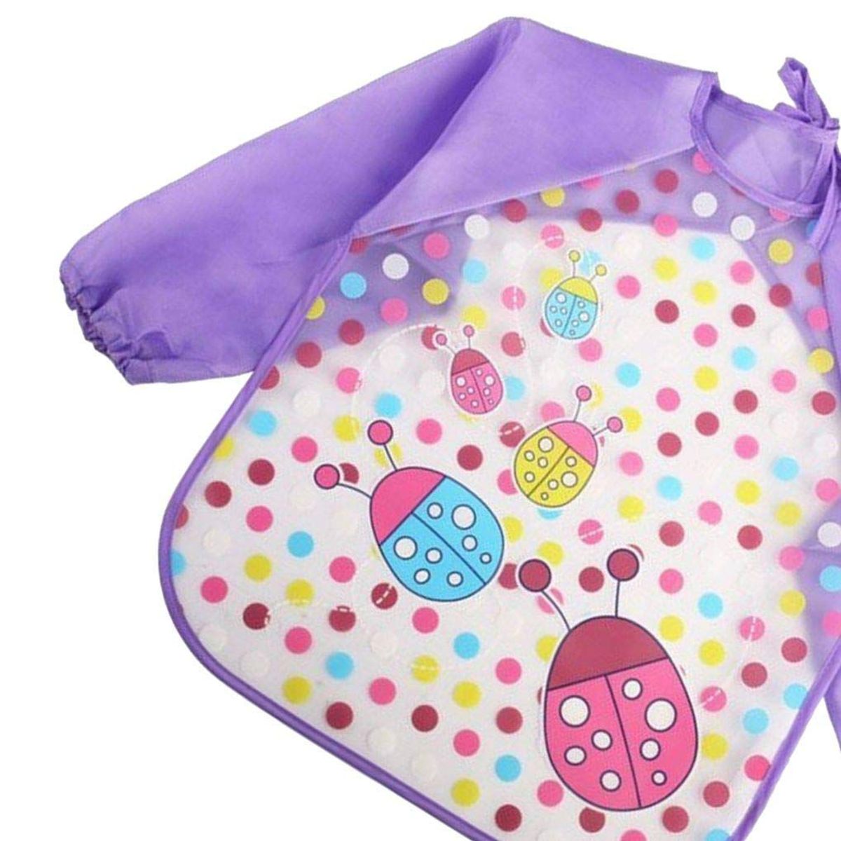 ENFANT'ASY - Babero Delantal Bebés Niños Manga Larga Impermeable-