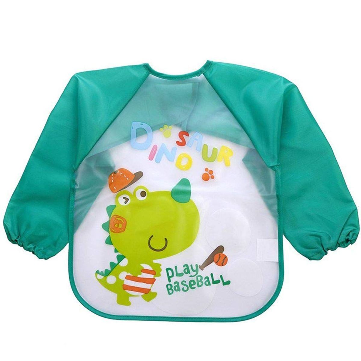 ENFANT'ASY - Babero Delantal Bebés Niños Manga Larga Impermeable-