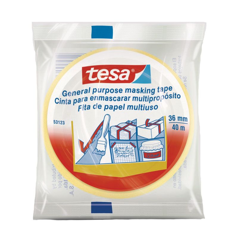 TESA - Cinta De Enmascarar 36 Cm X 40 Mt Tesa
