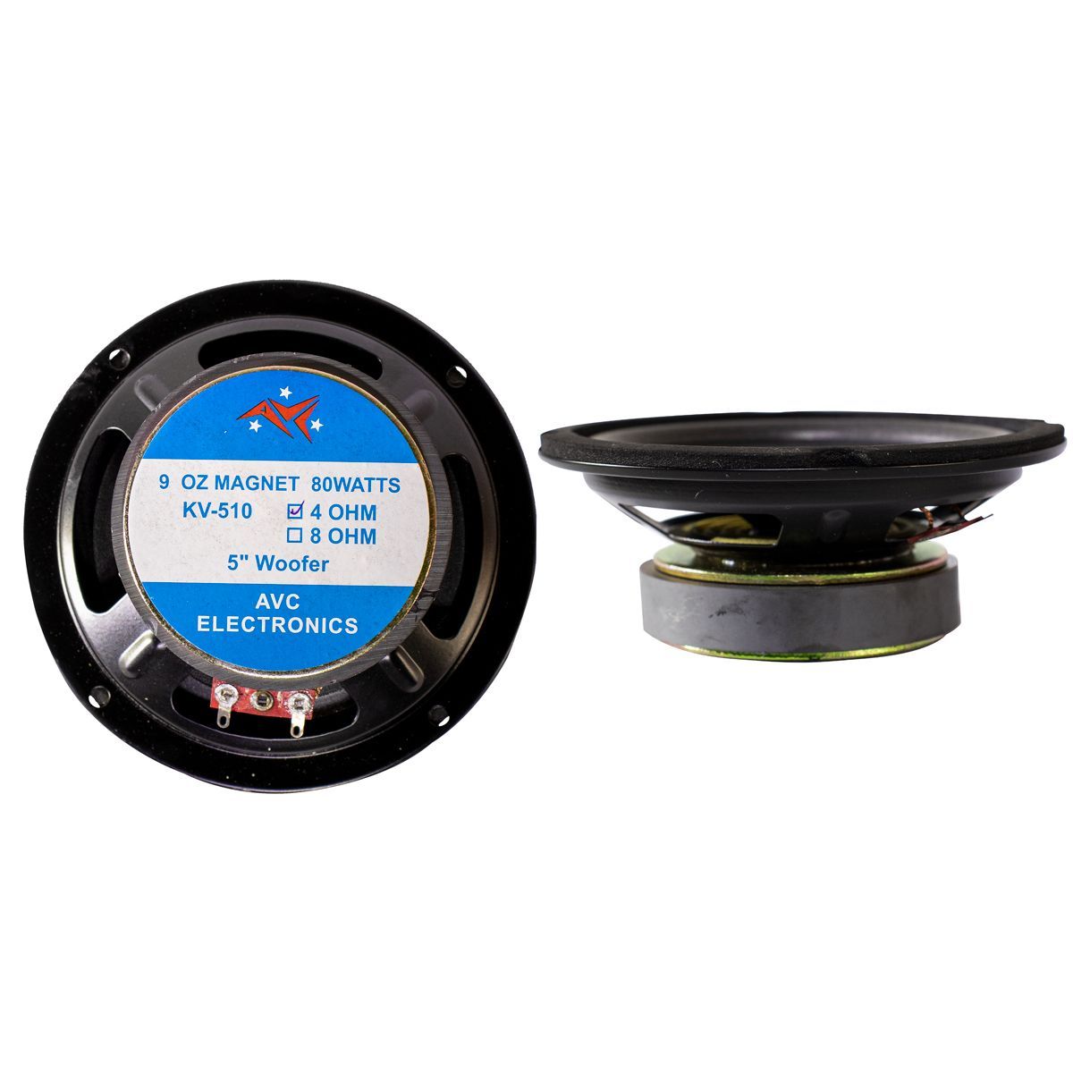 AVC - Parlante 5 Pulgadas AVC 80 Watts 4 Ohms