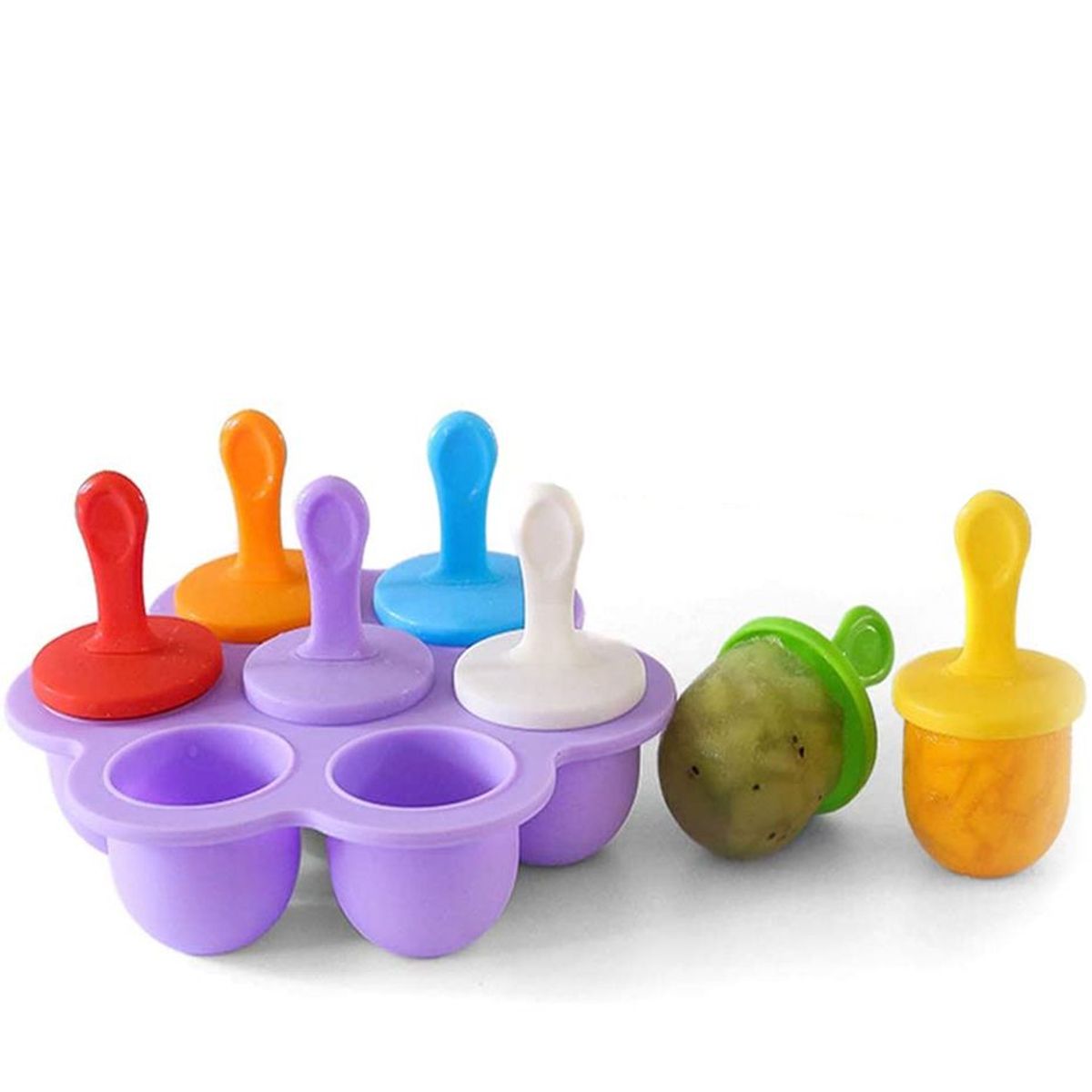 ENFANT'ASY - Molde de paletas en silicona para bebe Lila