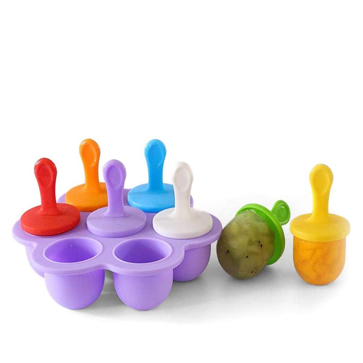 ENFANT'ASY - Molde de paletas en silicona para bebe Lila