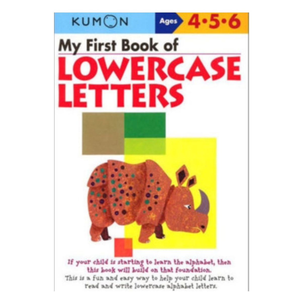 JUGANDO Y EDUCANDO - Libro Kumon Mi Primer Libro De Letras Minúsculas En Ingles Niños