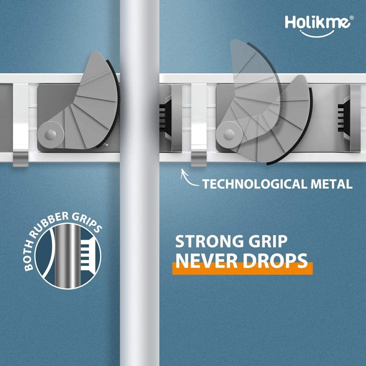 ONE PIXEL - Soporte Para Escobas Multifuncional Organizador Aseo ONE PIXEL