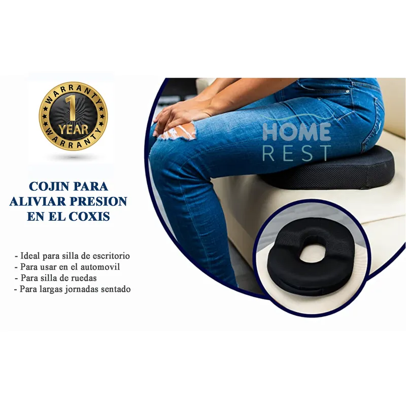 Cojin Coxis Tipo Dona Ortopedico Grande GENERICO