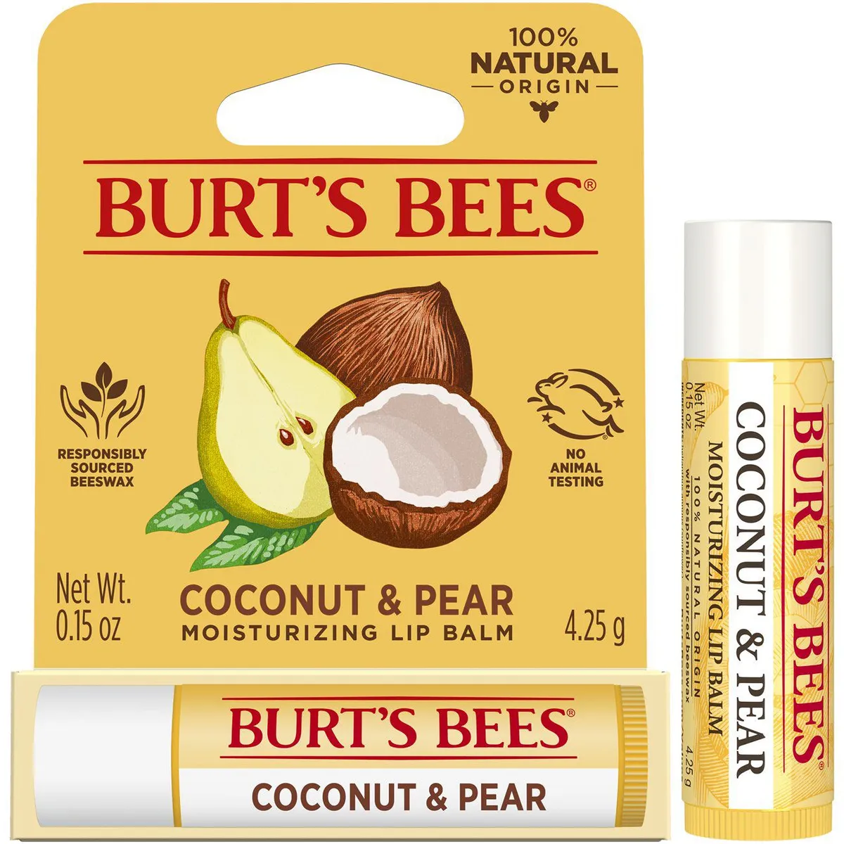 BURTS BEES - BÁLSAMO PARA LABIOS BURTS BEES DE COCO - PERA