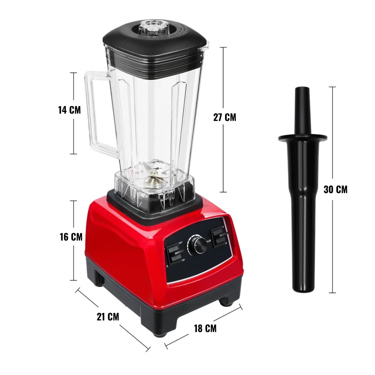 SUBE - Licuadora Profesional industrial de alta velocidad 1250V 2 litros-