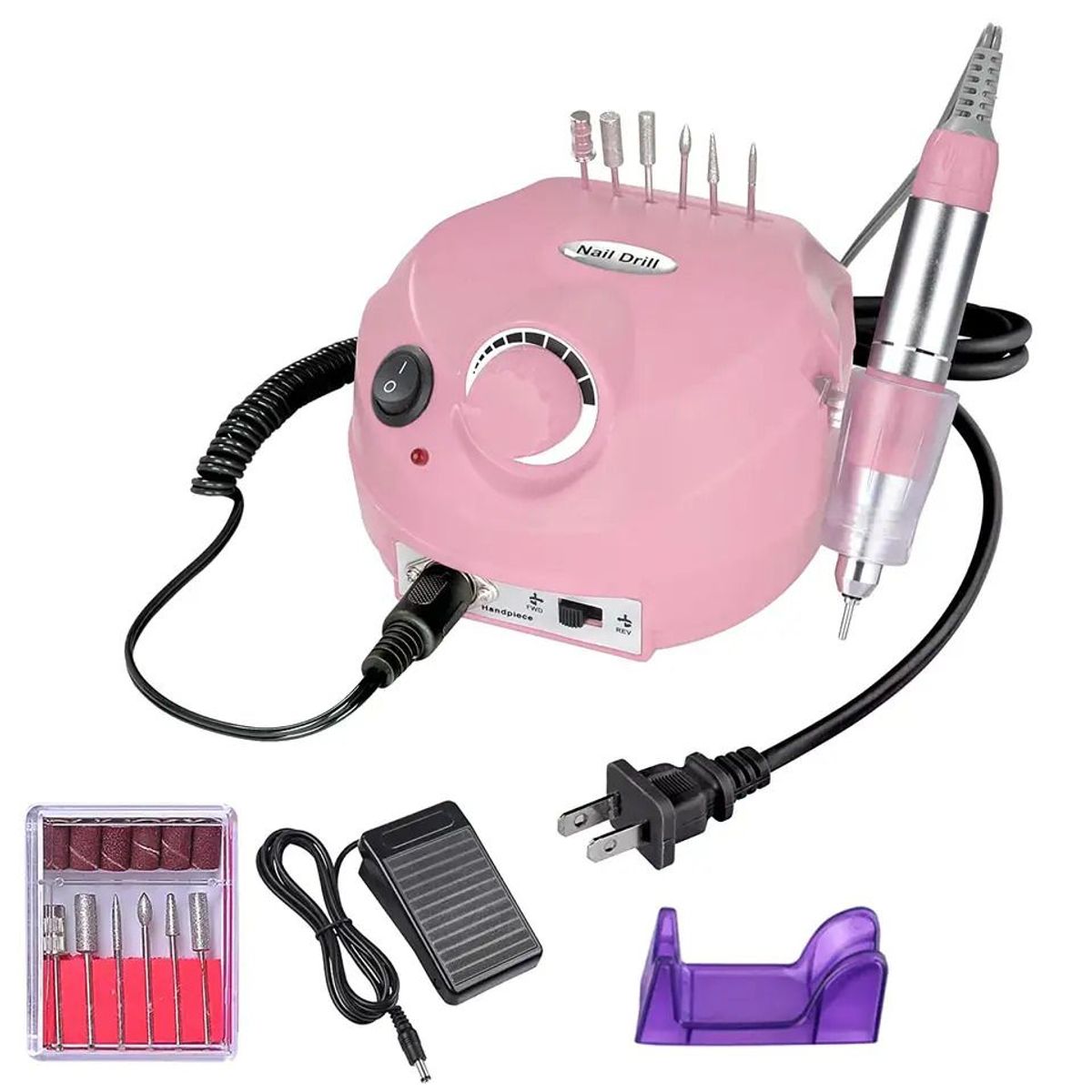 SUBE - Kit Pulidor de uñas eléctrico profesional manicura