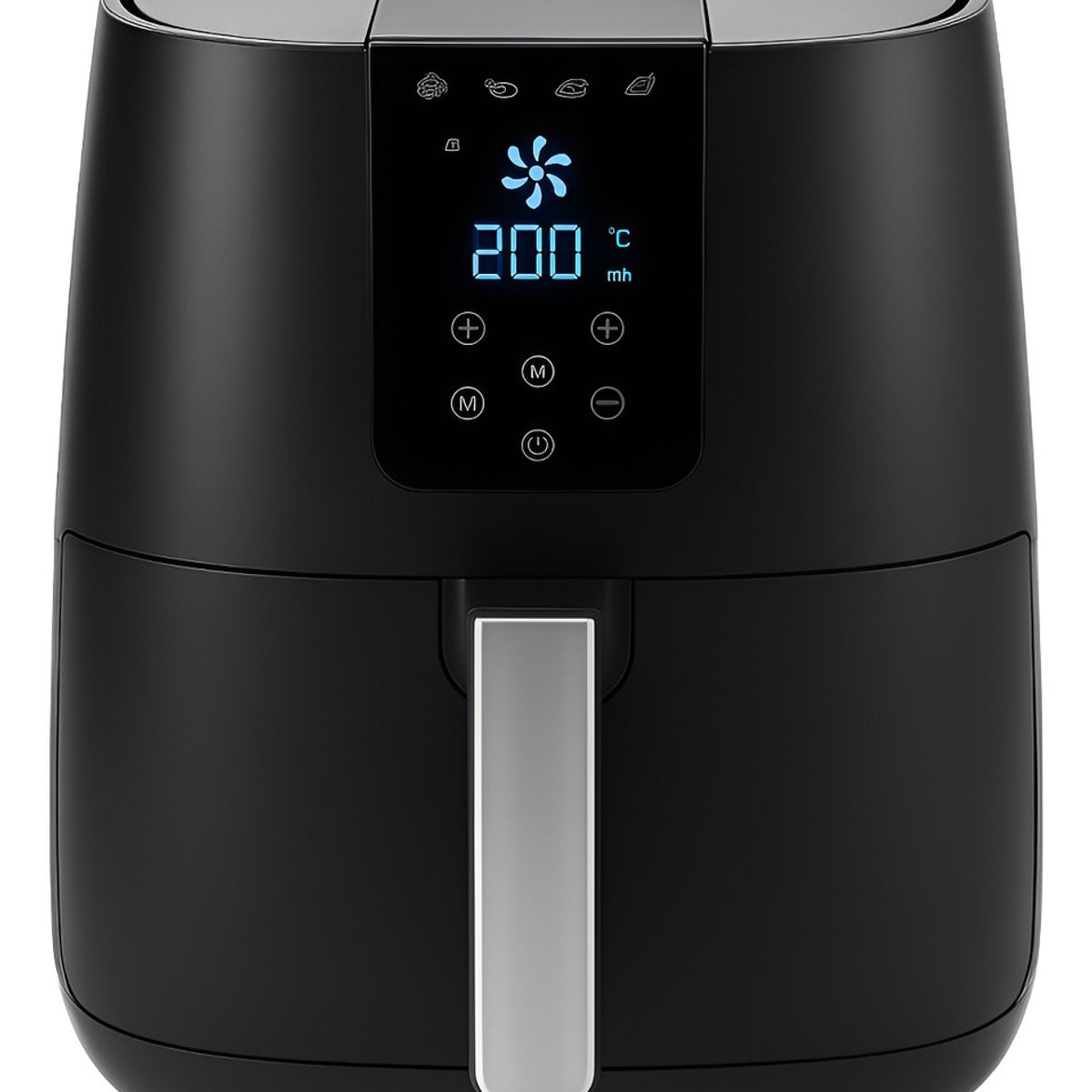 GENERICO - Freidora De Aire Digital 4 Litros Sin Aceite Icm Extra Grande