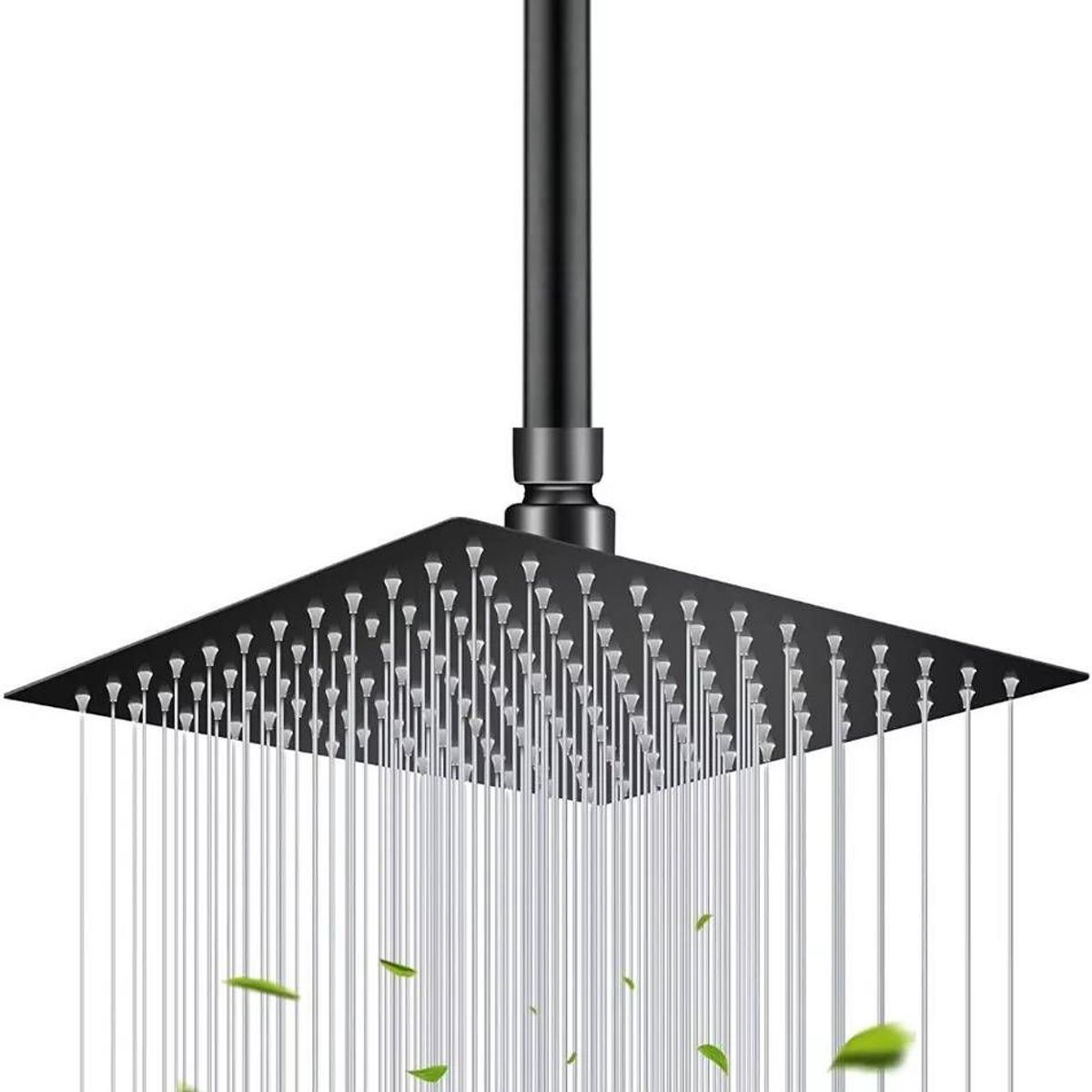 GENERICO - Ducha, Regadera Panel Antihongos Abs 20 Cm Tubo De Techo