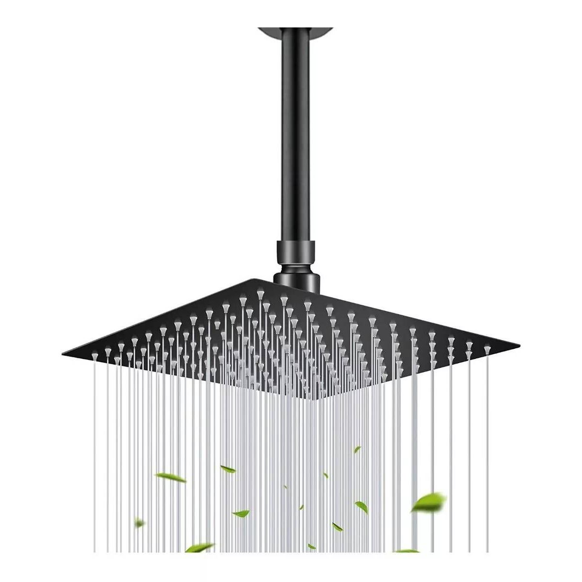 GENERICO - Ducha, Regadera Panel Antihongos Abs 20 Cm Tubo De Techo