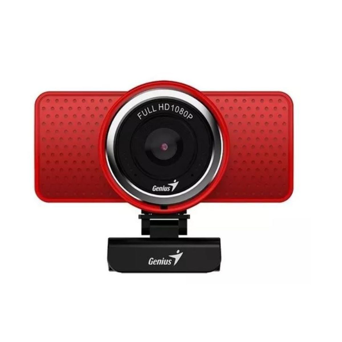 GENIUS - Camara genius web ecam 8000 1080p full hd ROJO