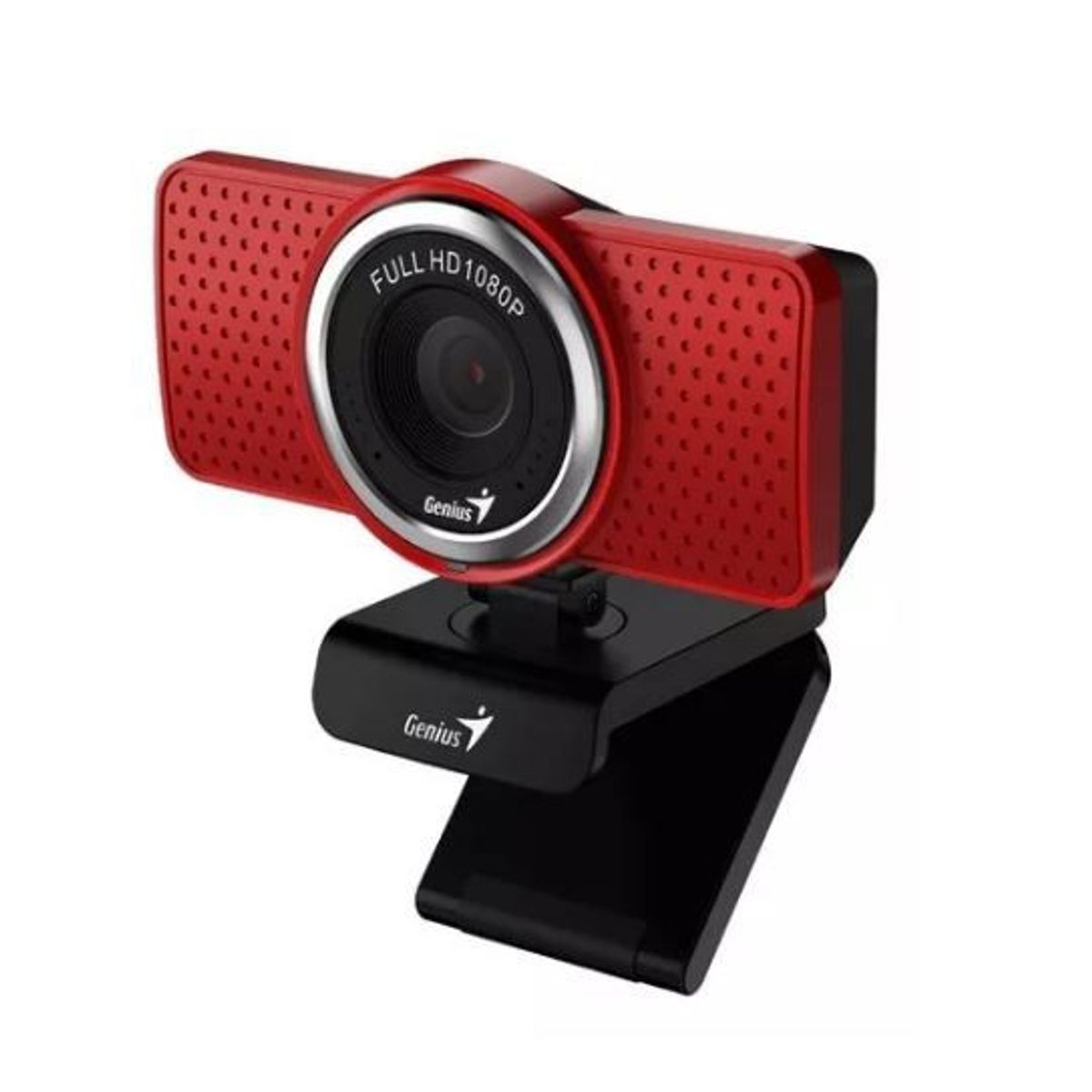 GENIUS - Camara genius web ecam 8000 1080p full hd ROJO