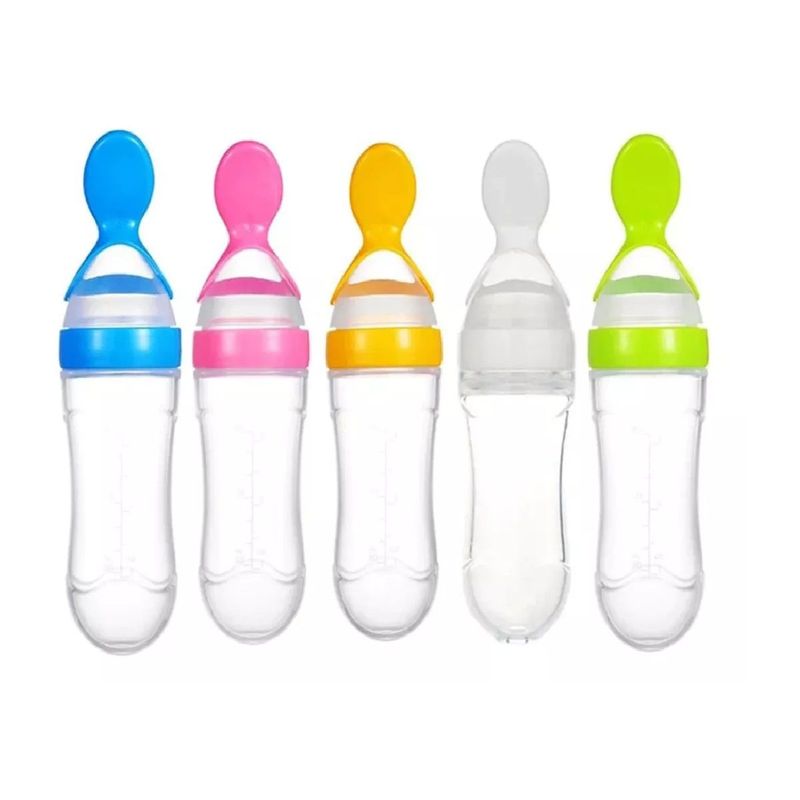 MUNDO BEBE - Tetero cuchara biberón frutas Para Bebe