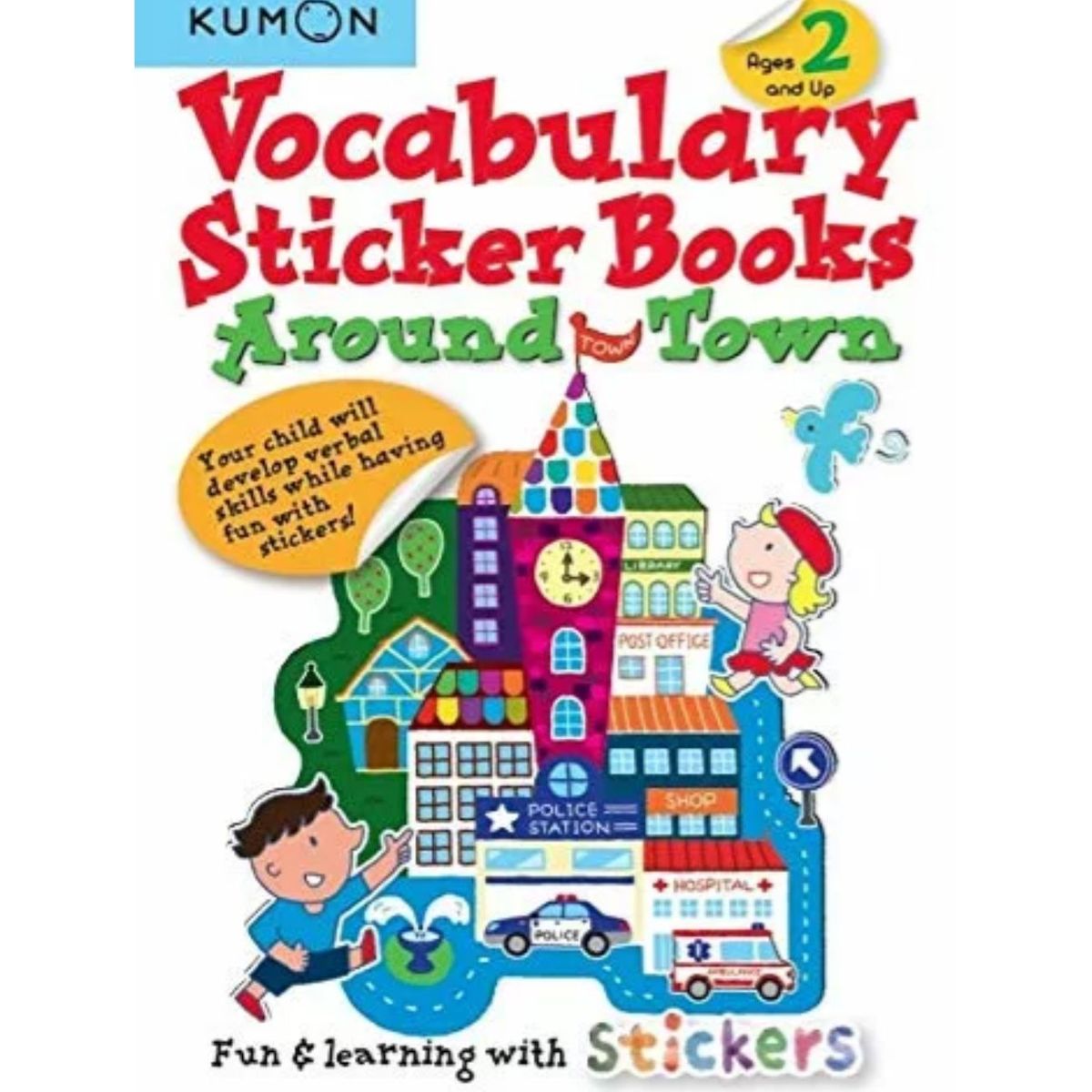JUGANDO Y EDUCANDO - Libro Kumon Actividades Con Stickers La Ciudad En Ingles