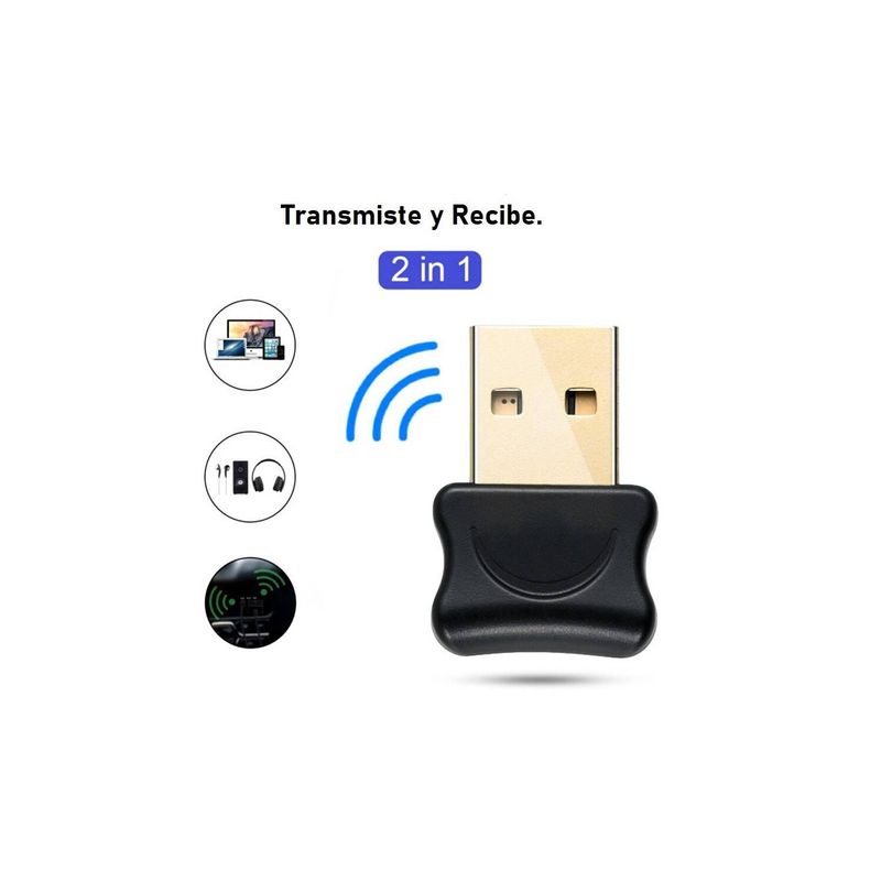 GENERICO - Transmisor y receptor bluetooth 5.0 computador