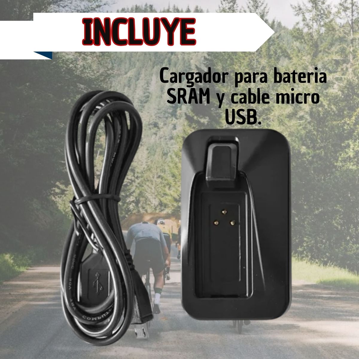 GENERICO - Cargador Para Bateria Grupo SRAM Rendimiento y Calidad