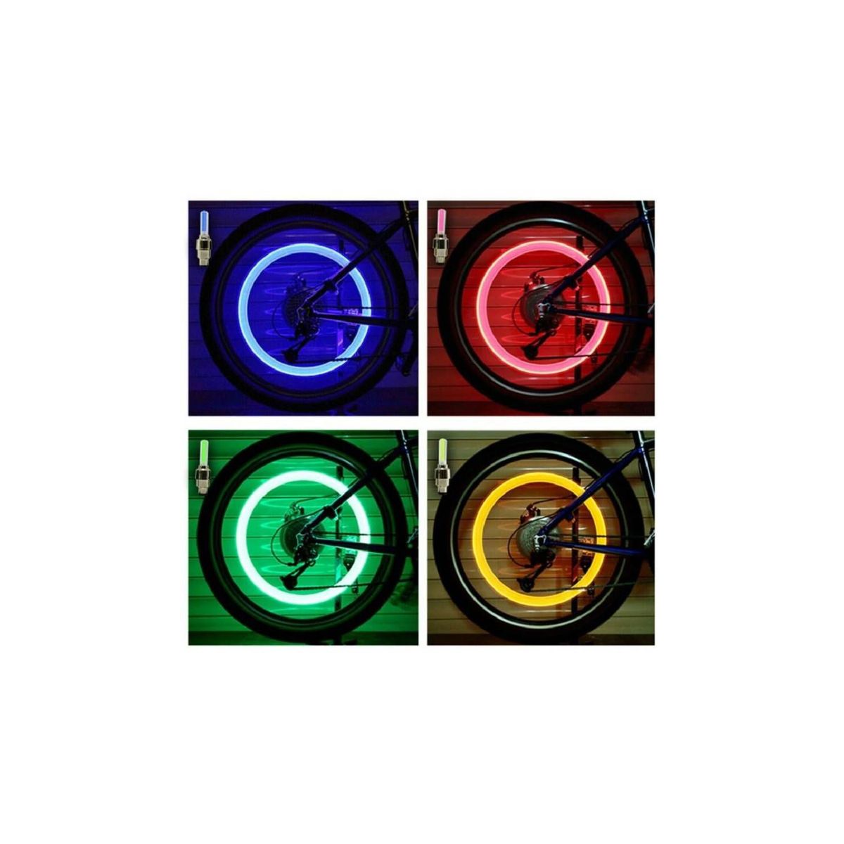 GENERICO - Luz led bicicleta llanta
