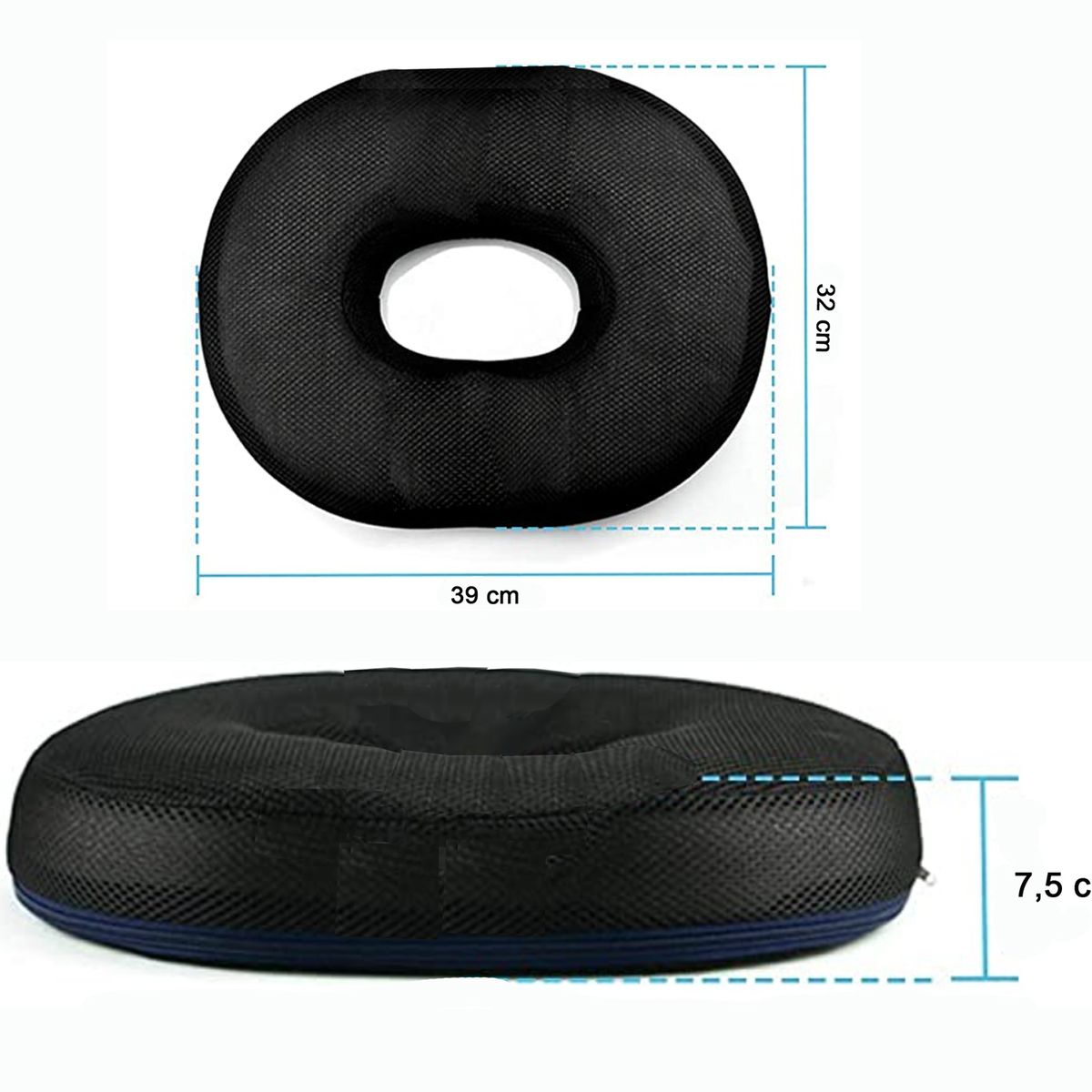 GENERICO - Cojin Coxis Tipo Dona Ortopedico Mediano