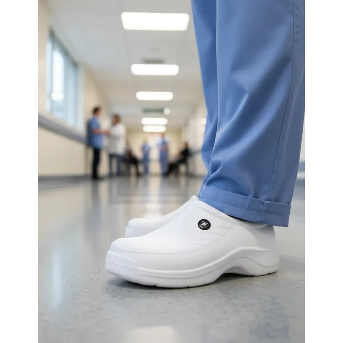 EVACOL - Zapatos Antideslizantes Blanco Marca Evacol Ref 080